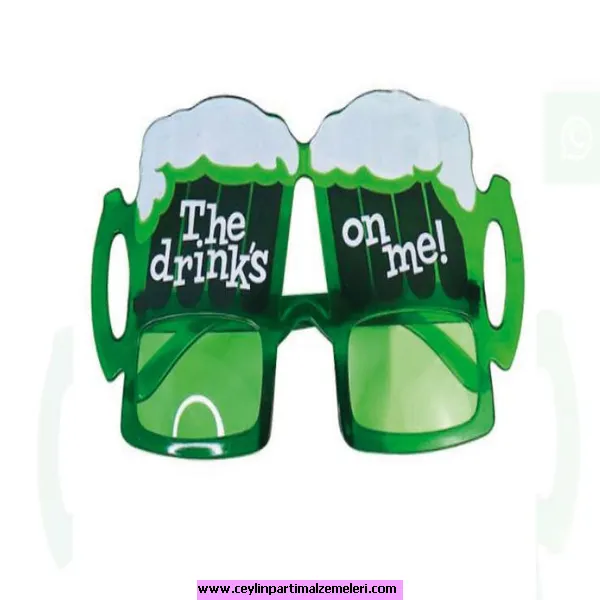 Bardak Temalı Lüks Gözlük